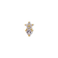 Neve Gold | Stainless Steel Screw Ball Stud