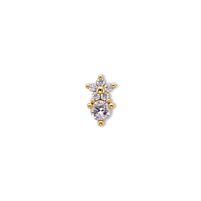 Neve Gold | Stainless Steel Screw Ball Stud