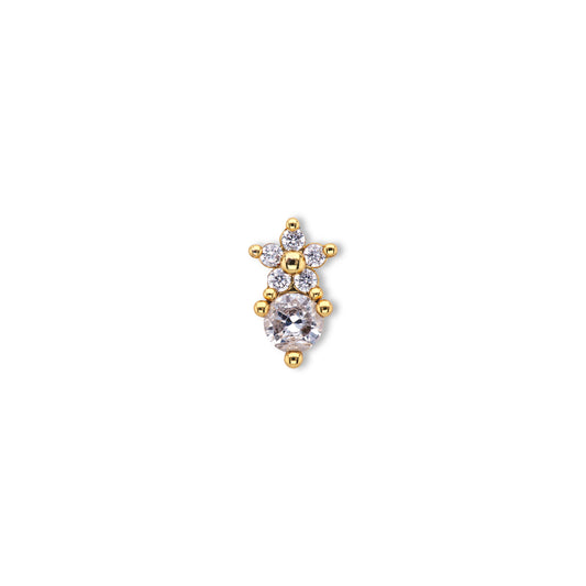Neve Gold | Stainless Steel Screw Ball Stud