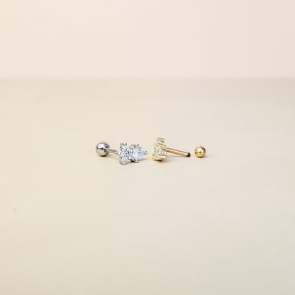 Neve Gold | Stainless Steel Screw Ball Stud