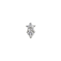 Neve Silver | Stainless Steel Screw Ball Stud
