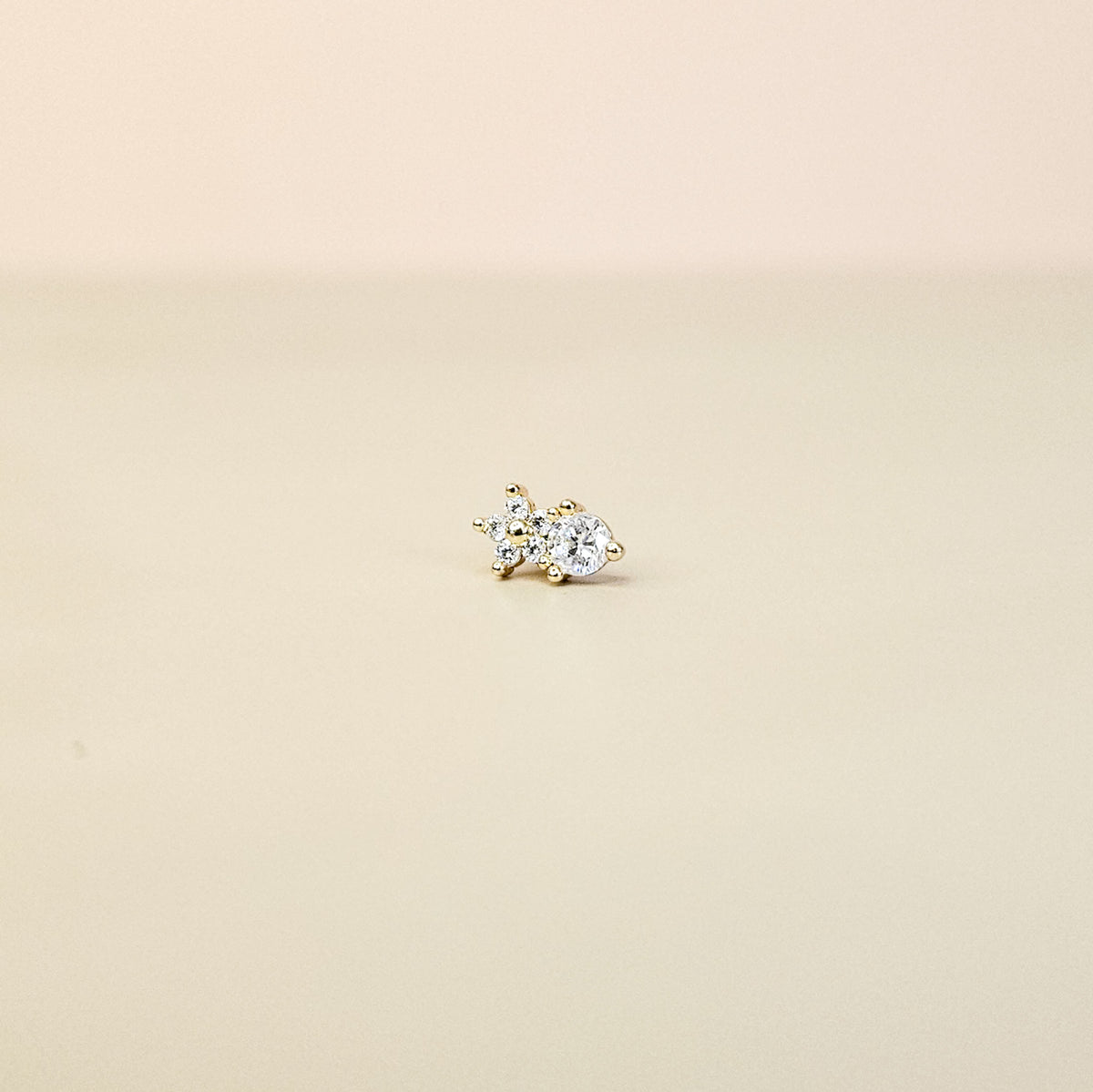Neve Gold | Stainless Steel Screw Ball Stud