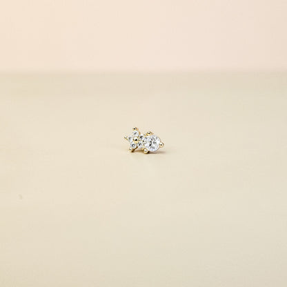Neve Gold | Stainless Steel Screw Ball Stud