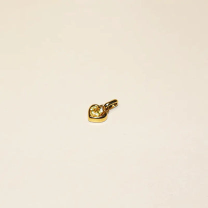 Birthstone Heart Charms