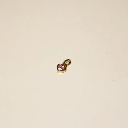 Birthstone Heart Charms
