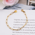 Paperclip Bracelet - Engravable