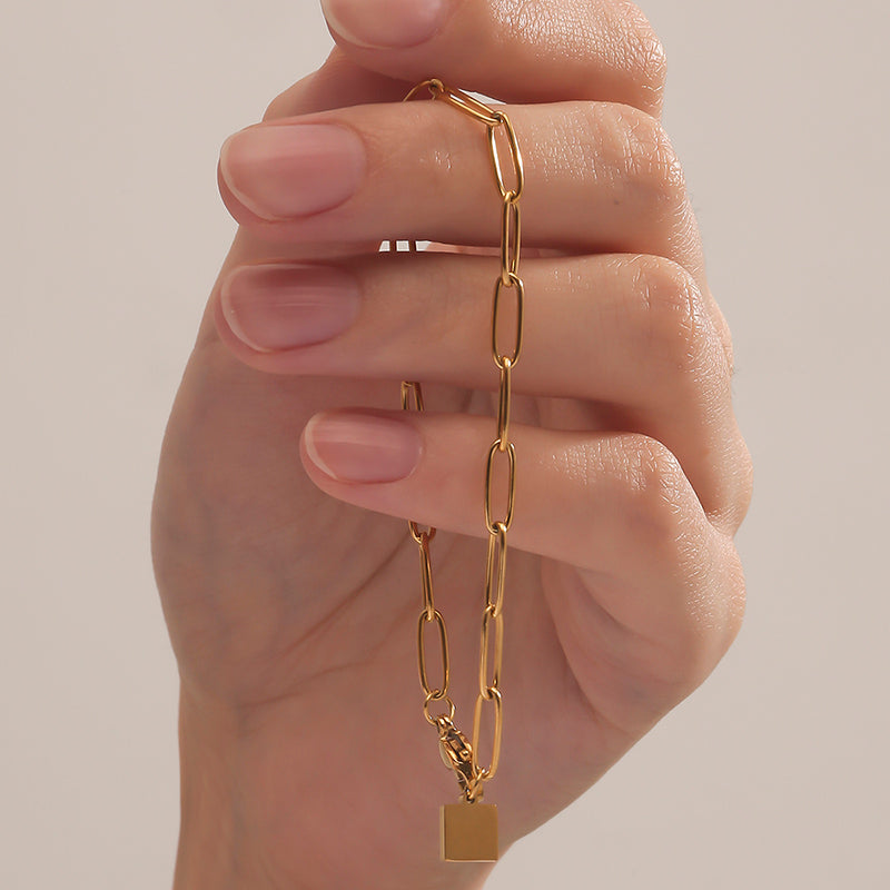 Paperclip Bracelet - Engravable