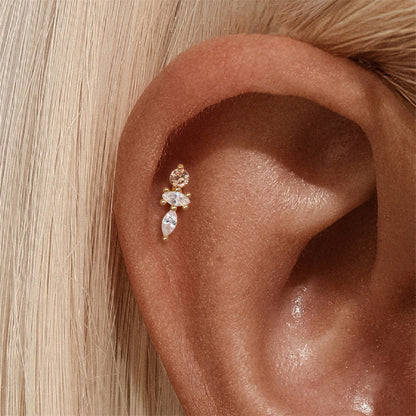 Pastel Sprite | Sterling Silver Flat Back Stud