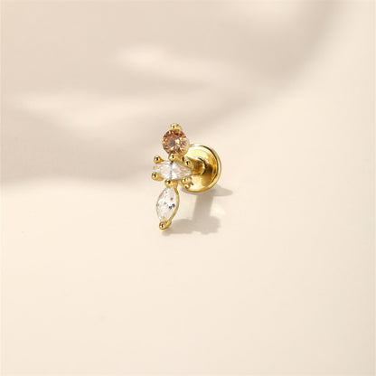 Pastel Sprite | Sterling Silver Flat Back Stud