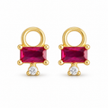 Pink Cake  | Sterling Silver Earring Charms