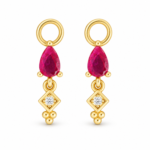 Pink Royale | Sterling Silver Earring Charms