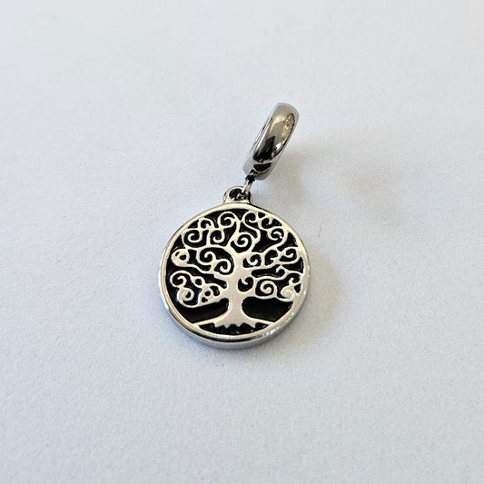 Plain Tree of Life Pendant Bracelet Charm