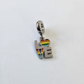 Rainbow Love Pendant Bracelet Charm