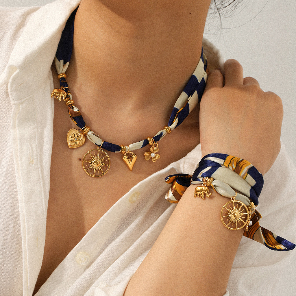 Resort Silk Necklace