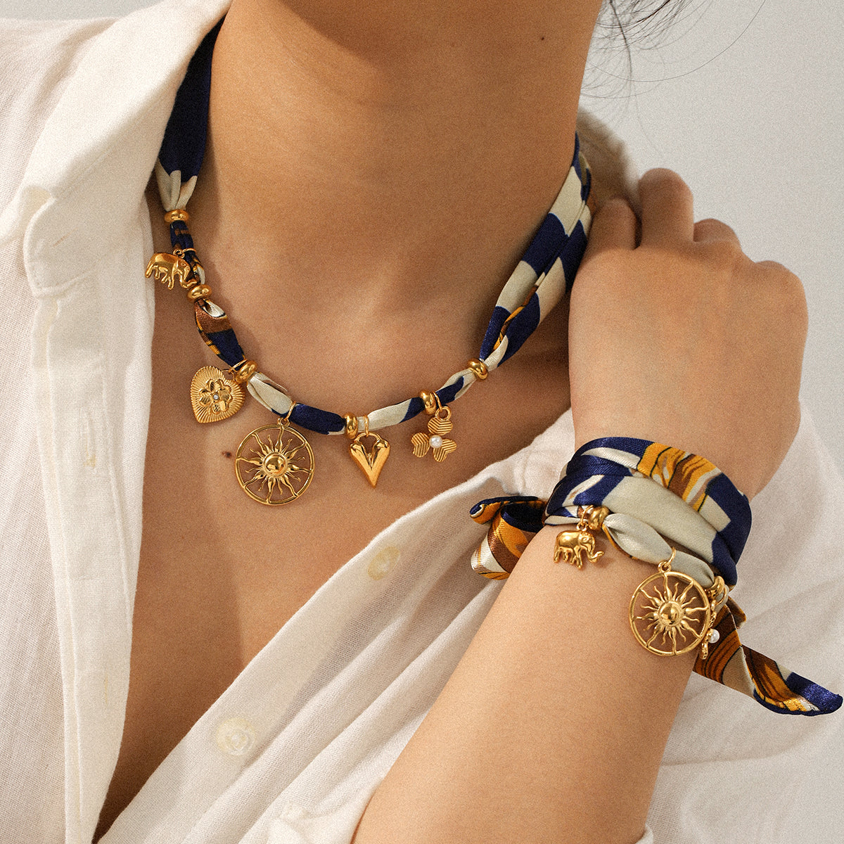 Resort Silk Necklace