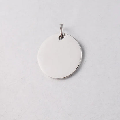 17mm Blank Round Disc