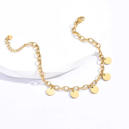 Round Disc Bracelet