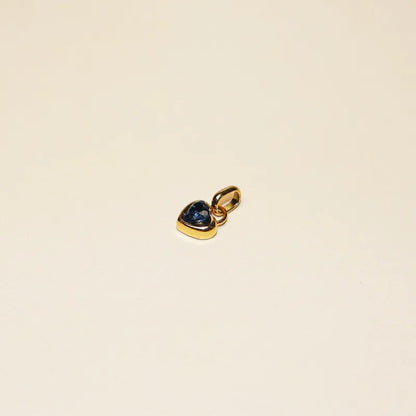 Birthstone Heart Charms