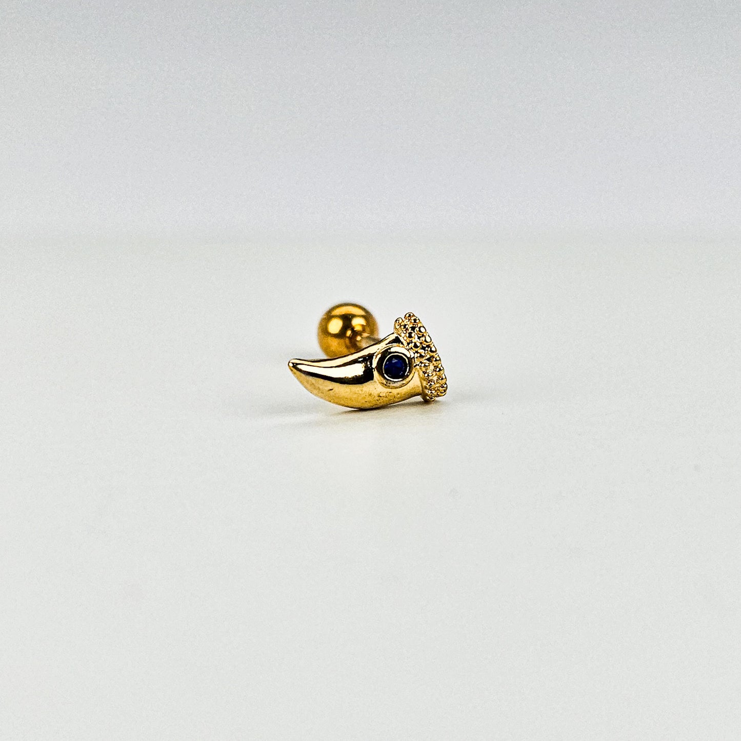Shark Tooth | Stainless Steel Screw Ball Stud