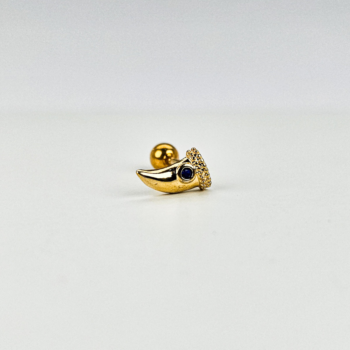 Shark Tooth | Stainless Steel Screw Ball Stud