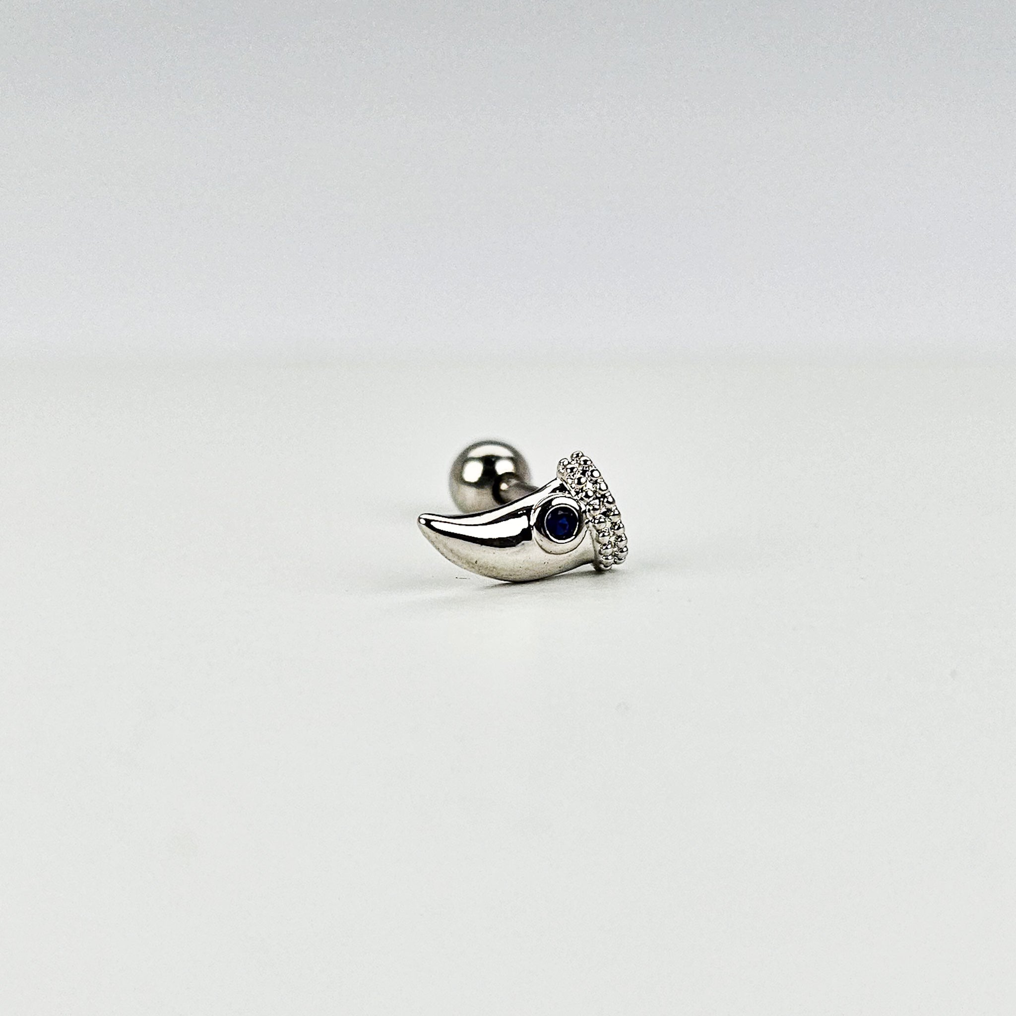 Shark Tooth | Stainless Steel Screw Ball Stud