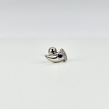 Shark Tooth | Stainless Steel Screw Ball Stud