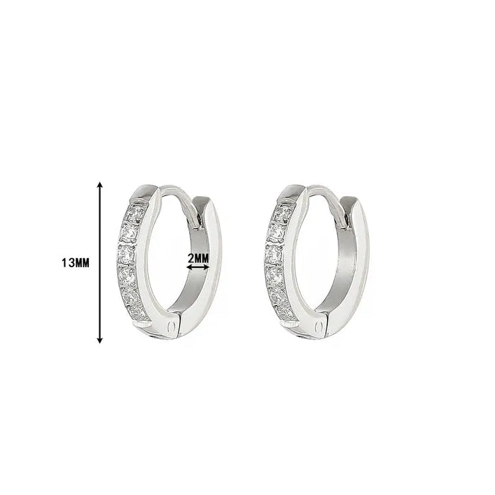 Titanium Gem Huggies