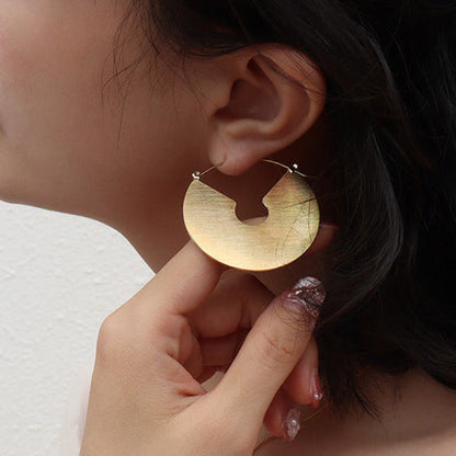 Slice Hoop Earrings