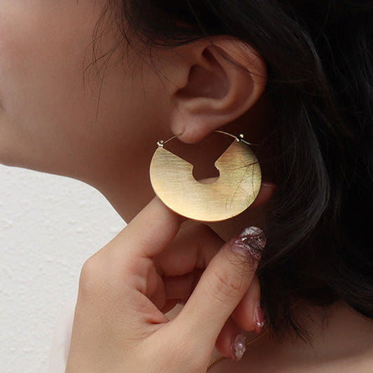 Slice Hoop Earrings