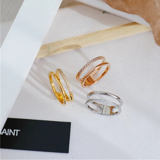 Split Micropavé Ring