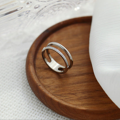 Split Micropavé Ring