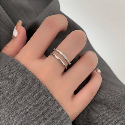 Split Micropavé Ring