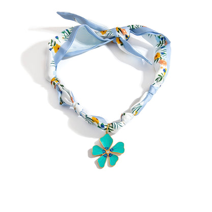 Spring Silk Necklace