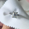 Classic Emerald Cut Solitaire Ring