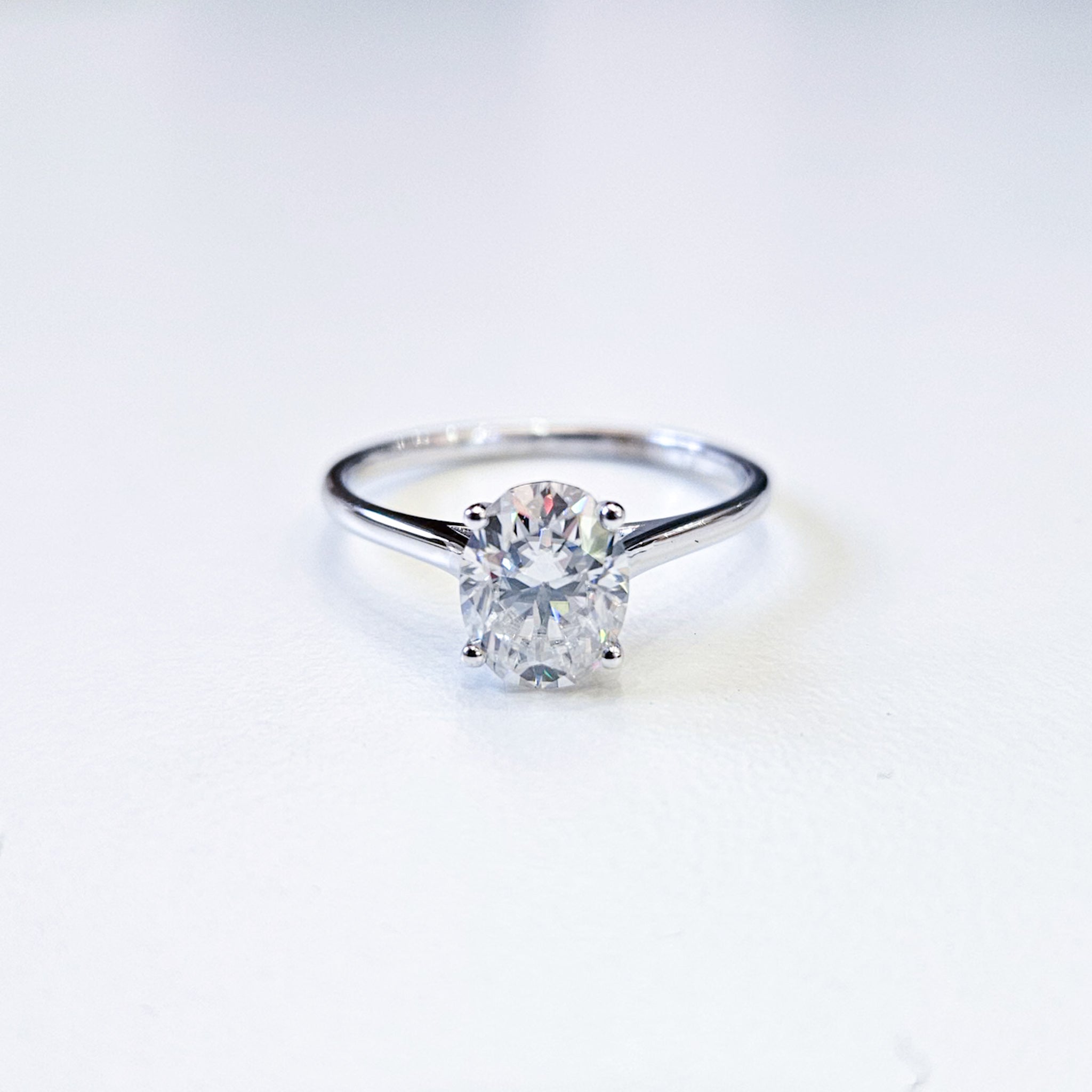 Classic Oval Solitaire Ring