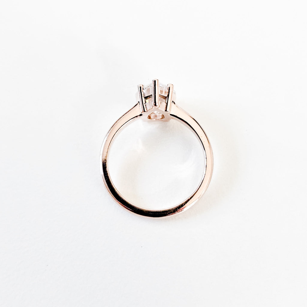 Classic Pear Cut Solitaire Ring