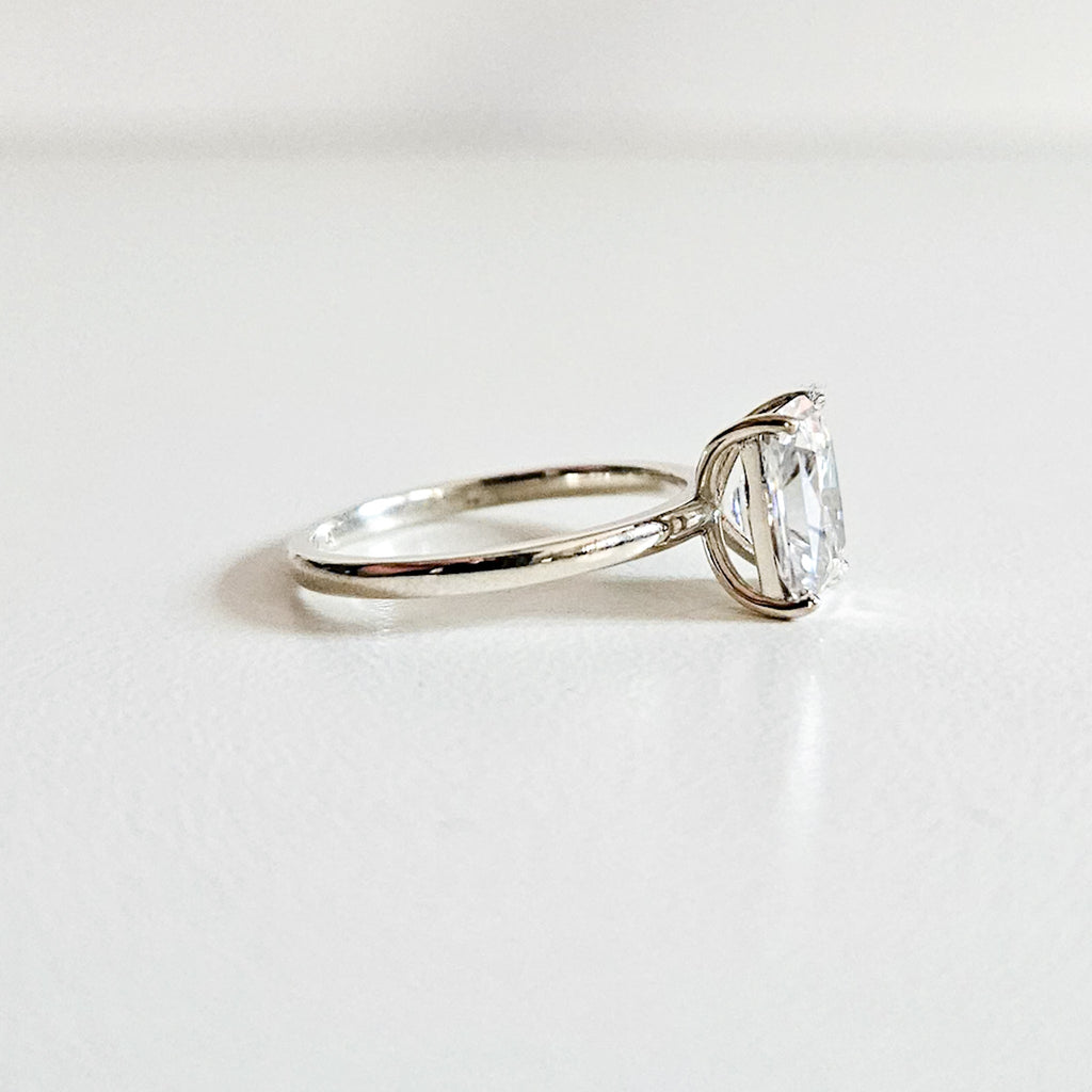 Classic Radiant Cut Solitaire Ring