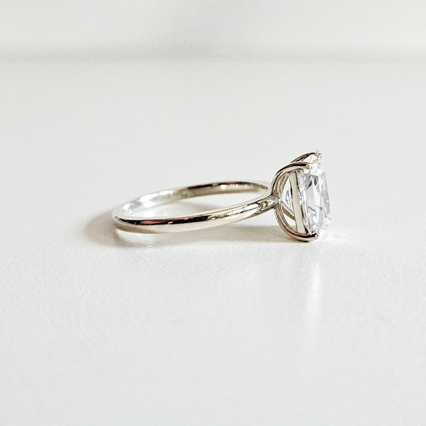 Classic Radiant Cut Solitaire Ring