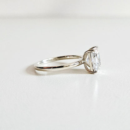 Classic Radiant Cut Solitaire Ring