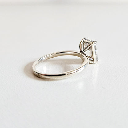 Classic Radiant Cut Solitaire Ring
