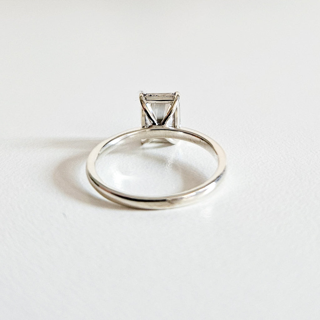 Classic Radiant Cut Solitaire Ring