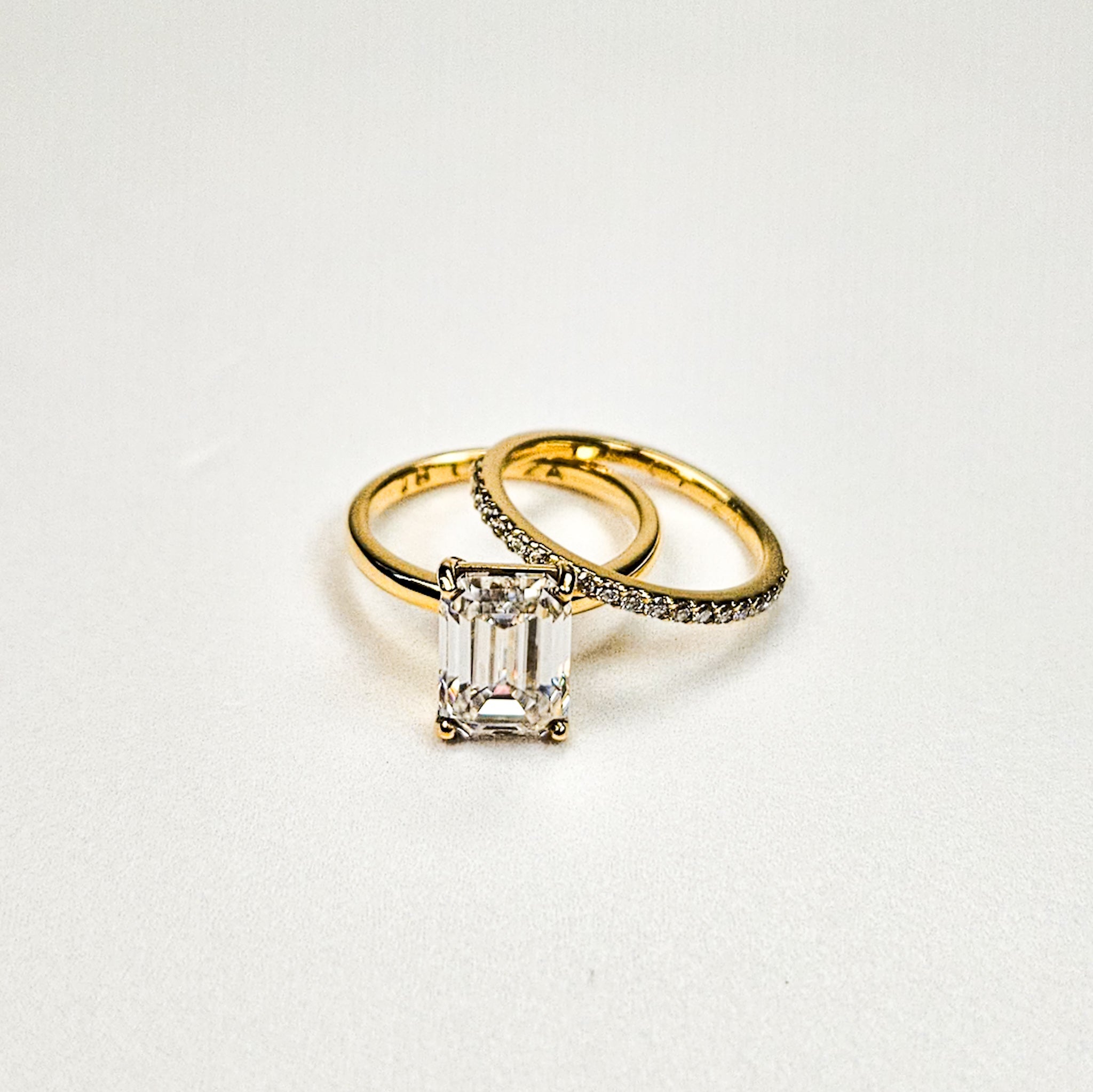 Large Emerald Cut Solitaire Ring
