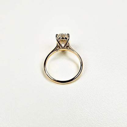 Large Oval Solitaire Ring