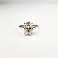 Large Oval Solitaire Ring