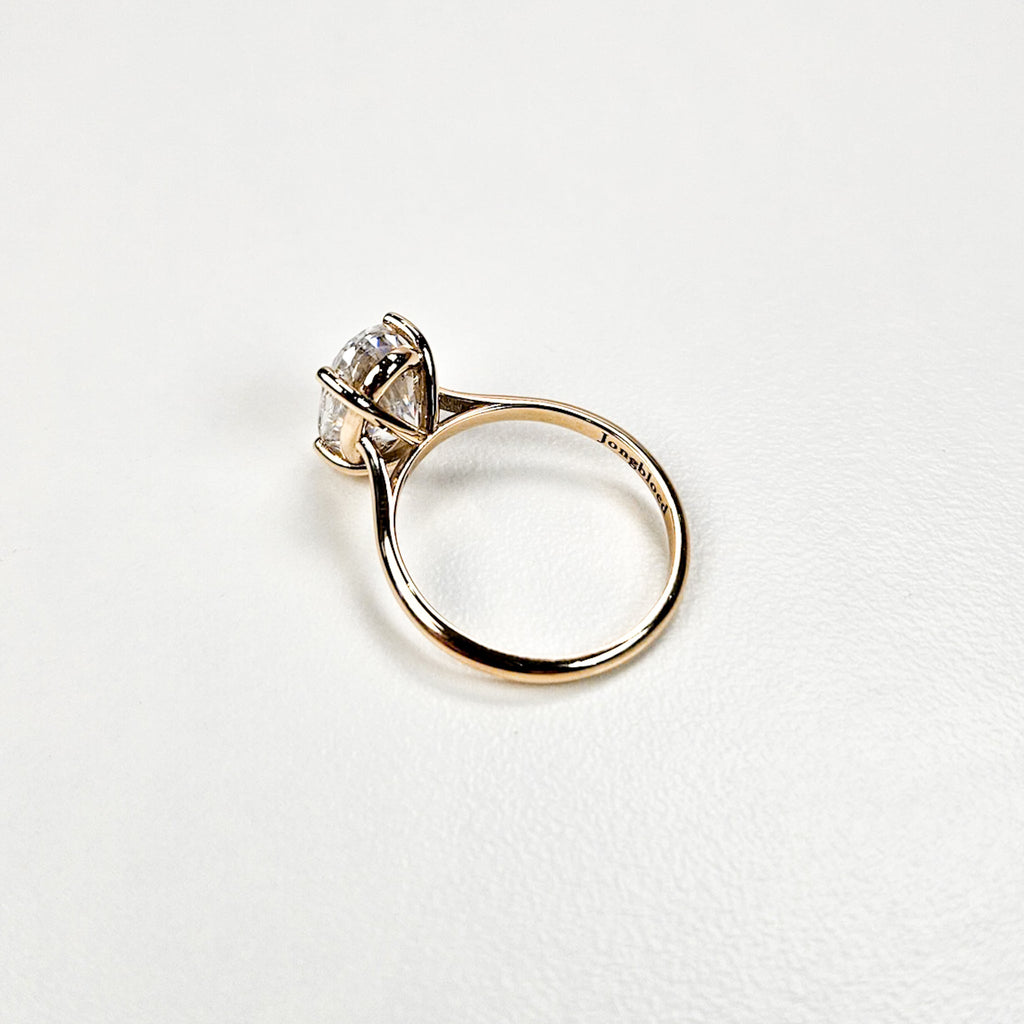 Large Oval Solitaire Ring