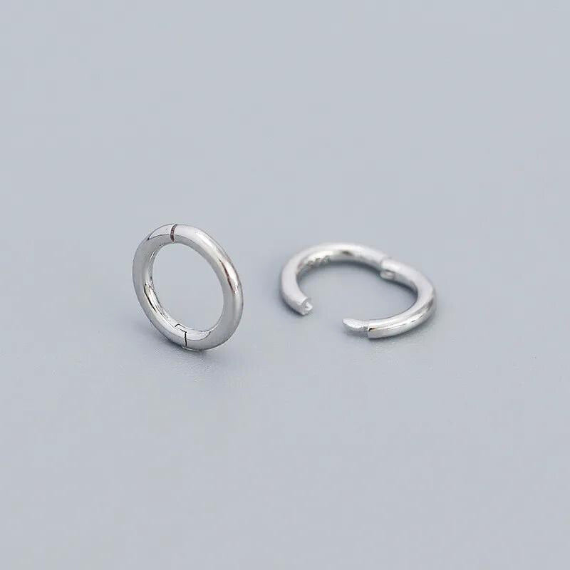 1.2mm | Sterling Silver Seamless Clicker Ring 16G Gauge