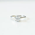 Minimalist Oval Cut Solitaire Ring