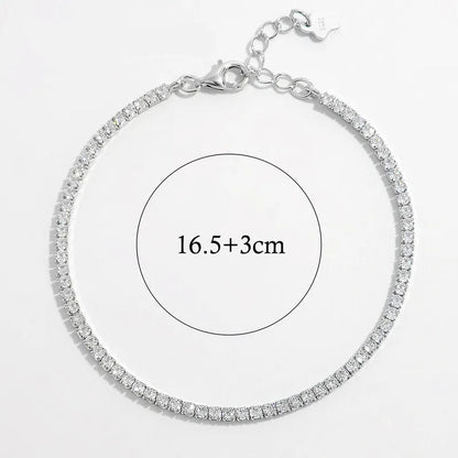Petite Tennis Bracelet in Sterling Silver