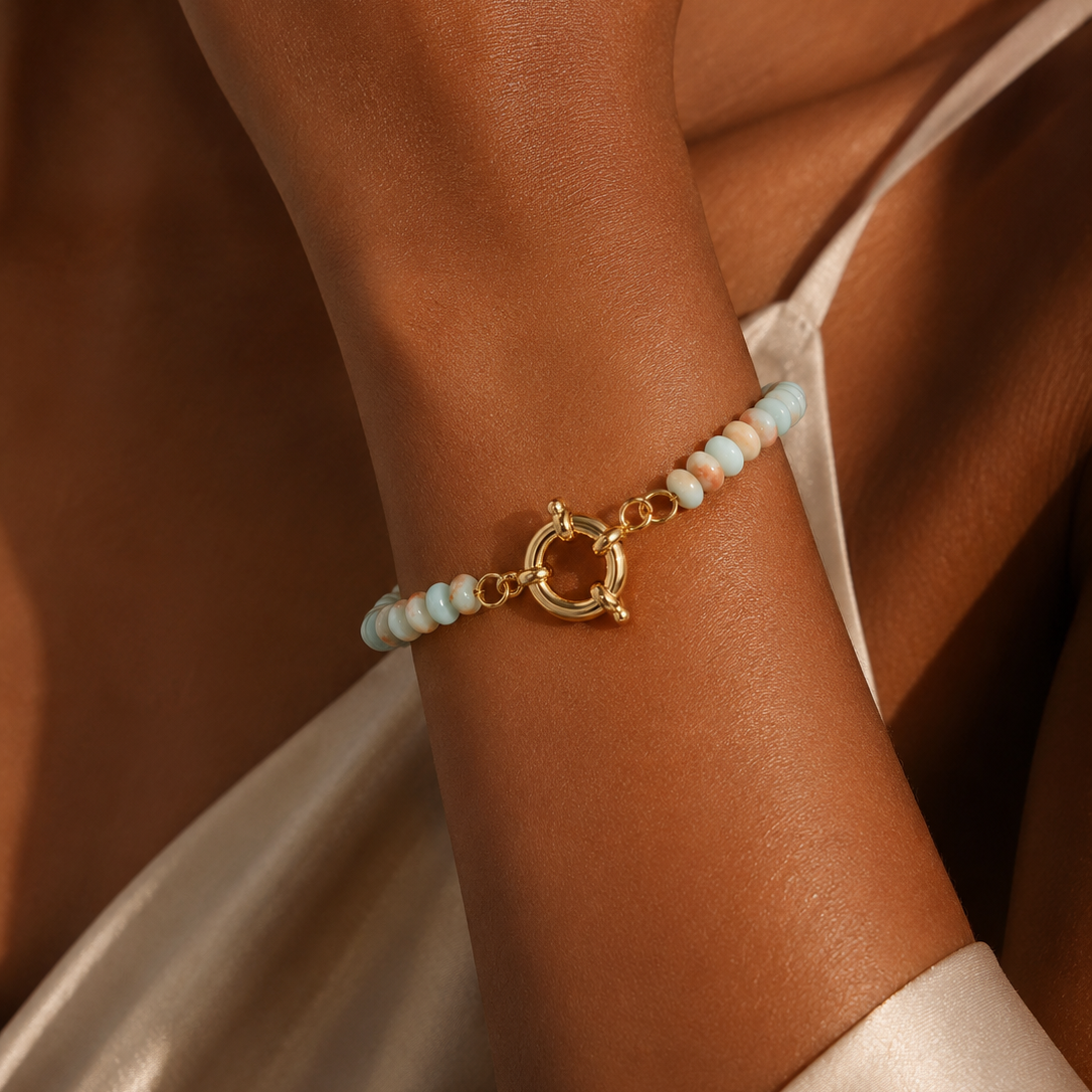Stone Bracelet with Signoretti Clasp
