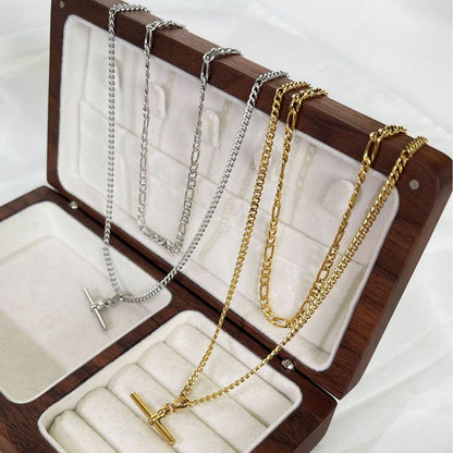 T-Bar Duo Necklace